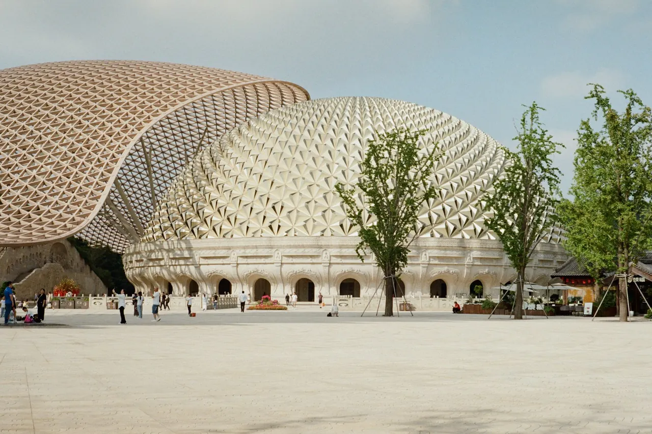 City architecture and trees in Nanjing