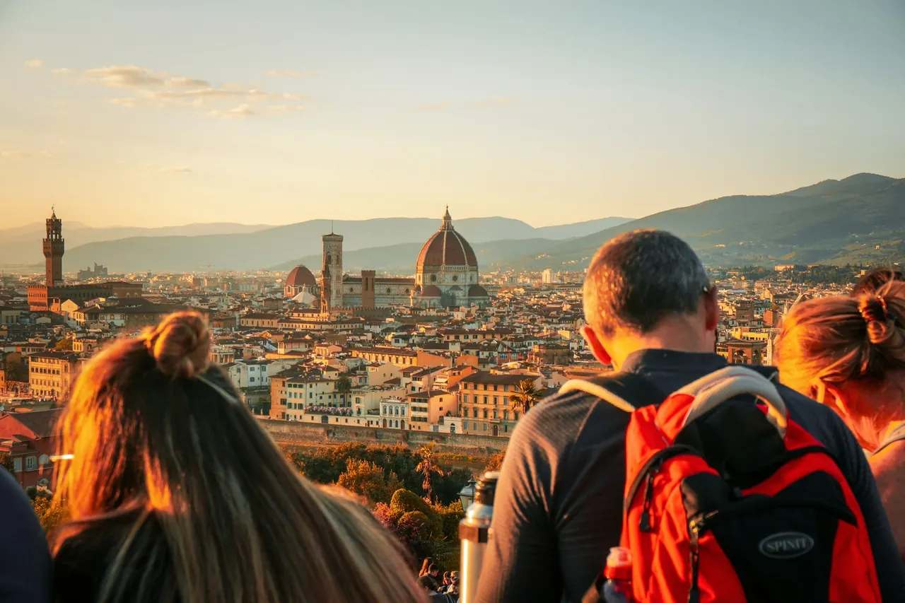 Florence skyline at sunset