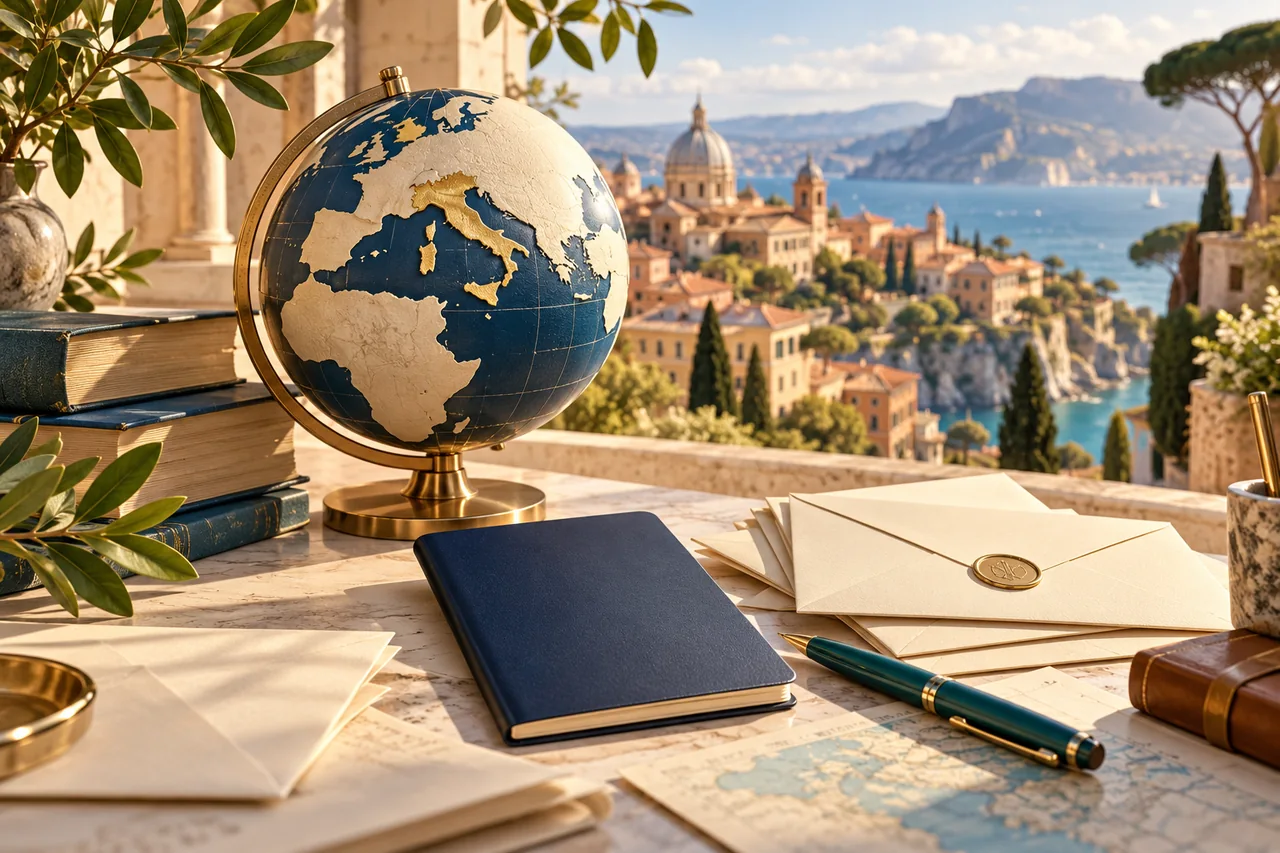 Conceptual illustration for maeci italian government scholarship: eligibility, funding and application